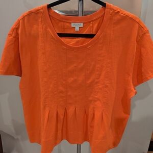 Pilcro Short Sleeve Tee in Bright Orange